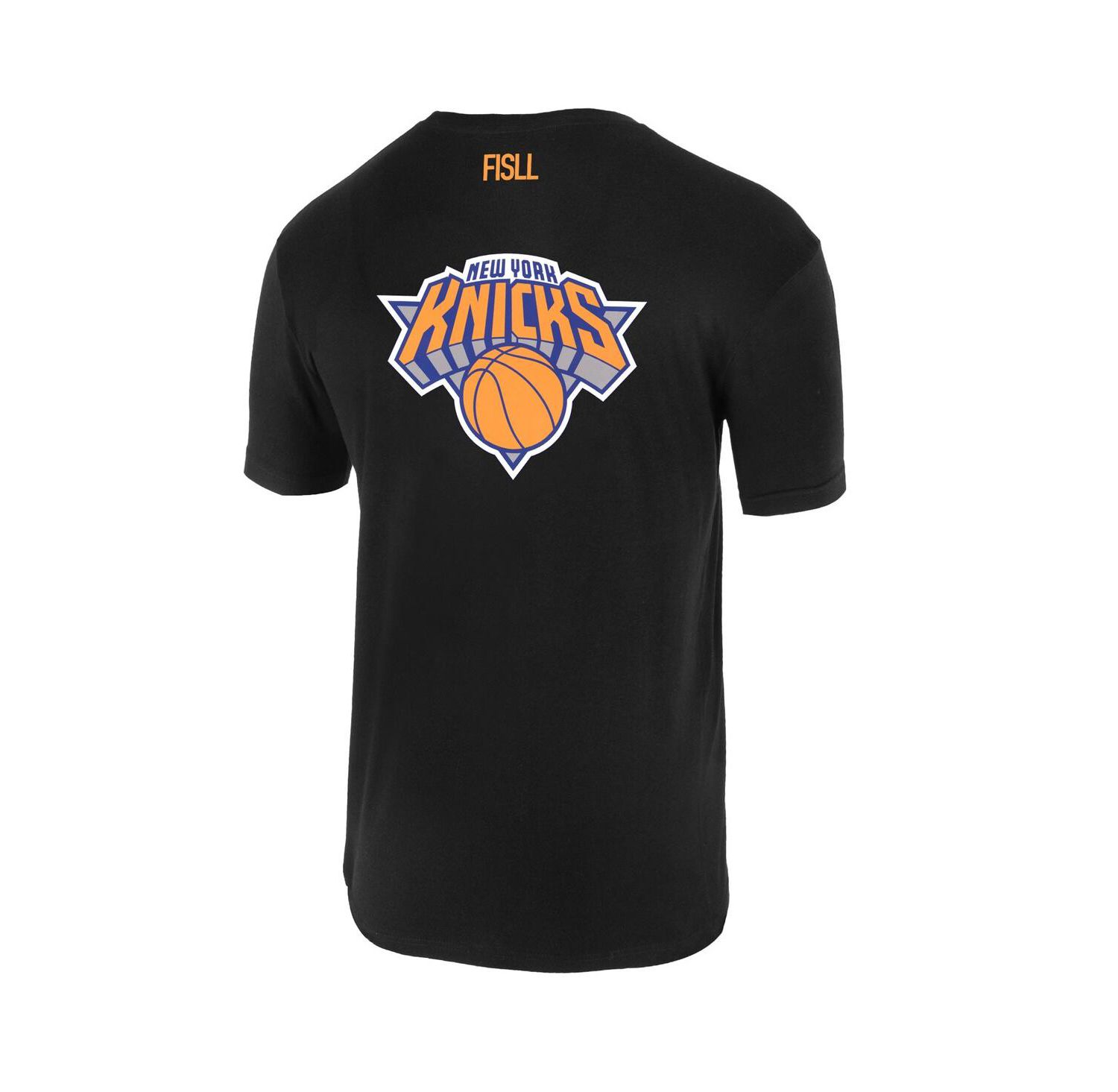 Men's and Women's Black New York Knicks Oversize Logo T-Shirt
