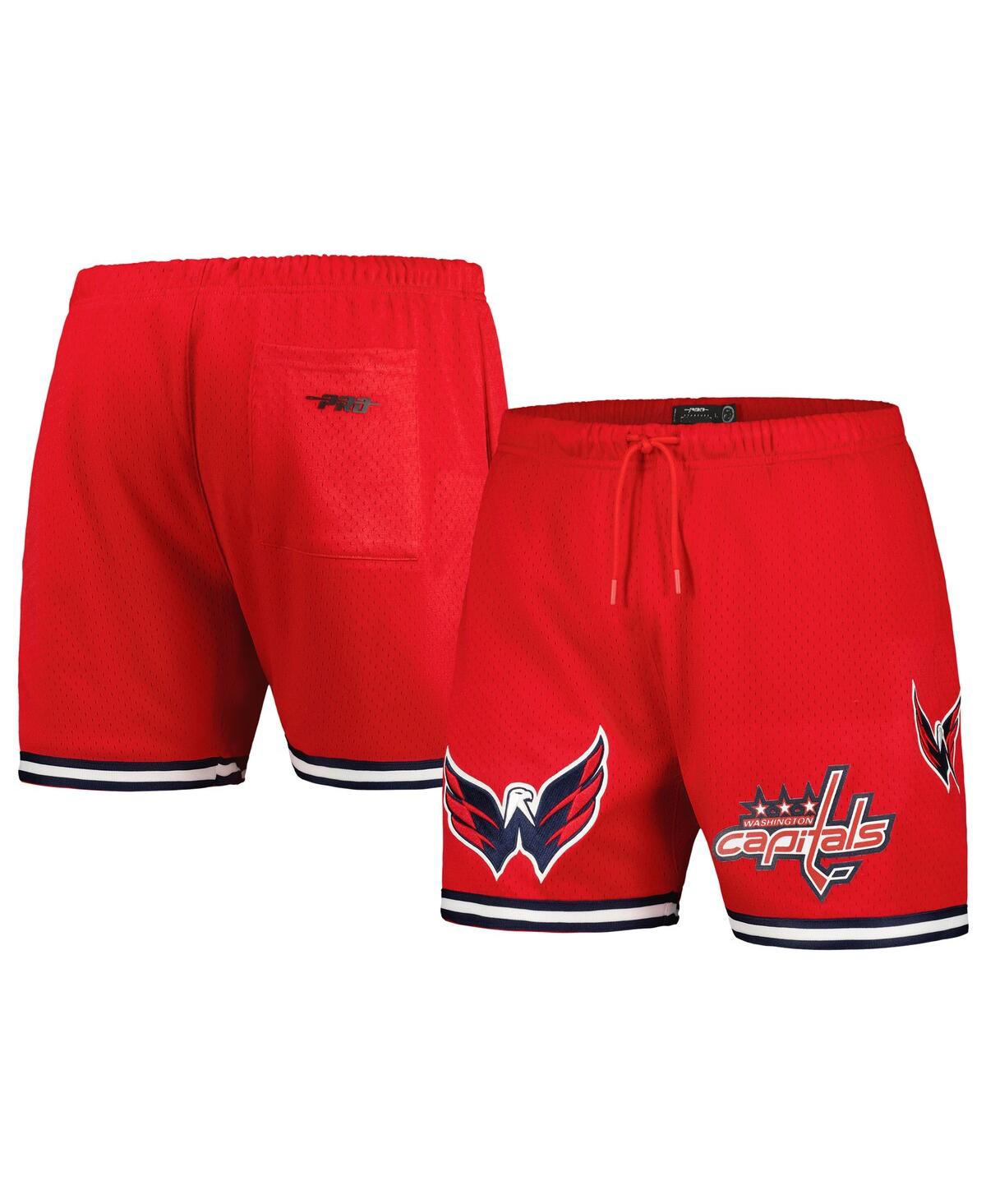 Men's Red Washington Capitals Classic Mesh Shorts - Red