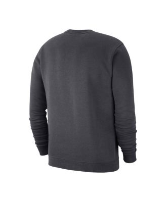 Men's Anthracite WNBA Logo Woman Club Fleece Pullover Sweatshirt