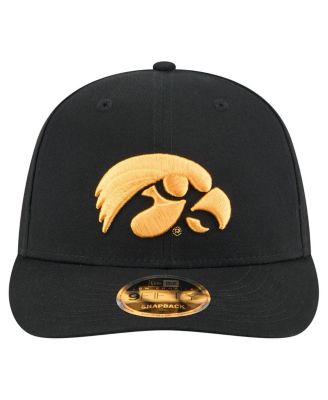 Men's Black Iowa Hawkeyes Low Profile 9FIFTY Snapback Hat