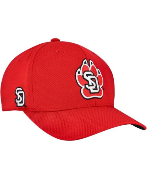 Мужская кепка Top of the World Red South Dakota Coyotes Reflex Performance Flex Hat