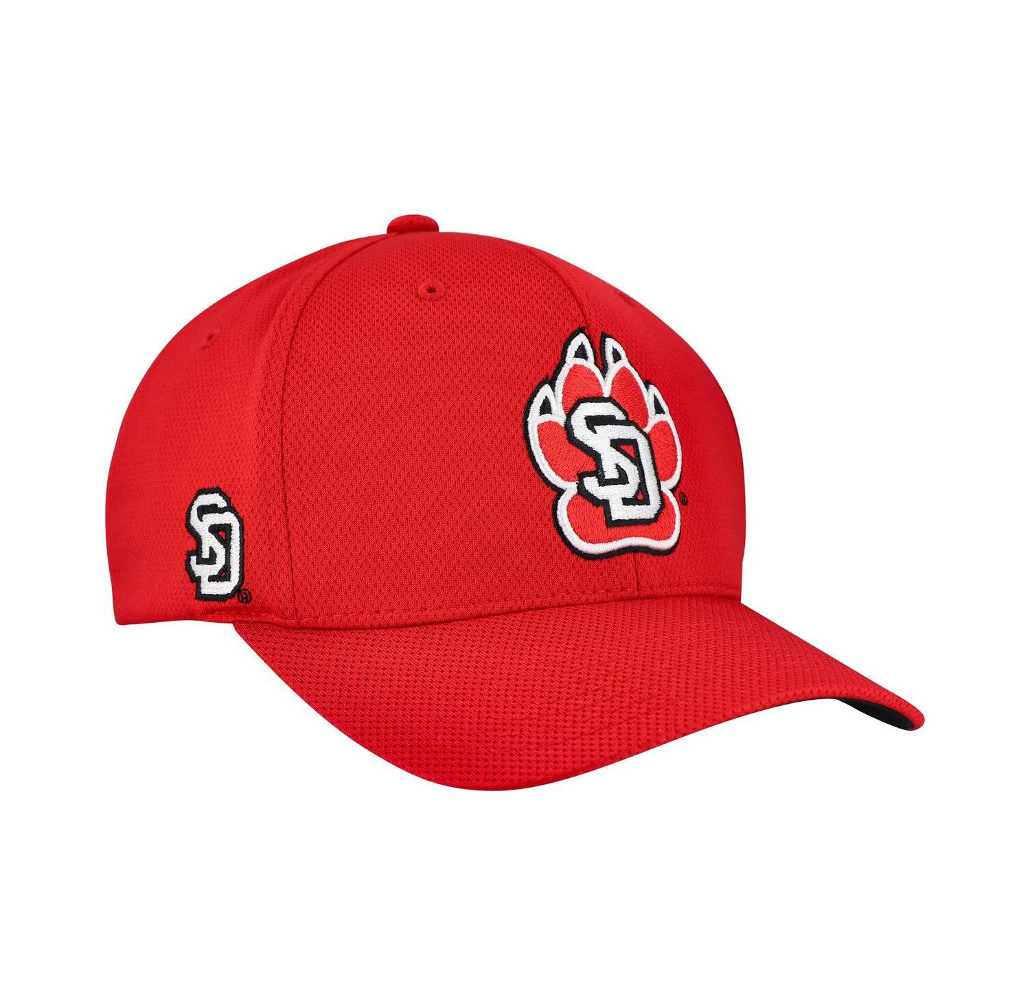 Men's Red South Dakota Coyotes Reflex Performance Flex Hat