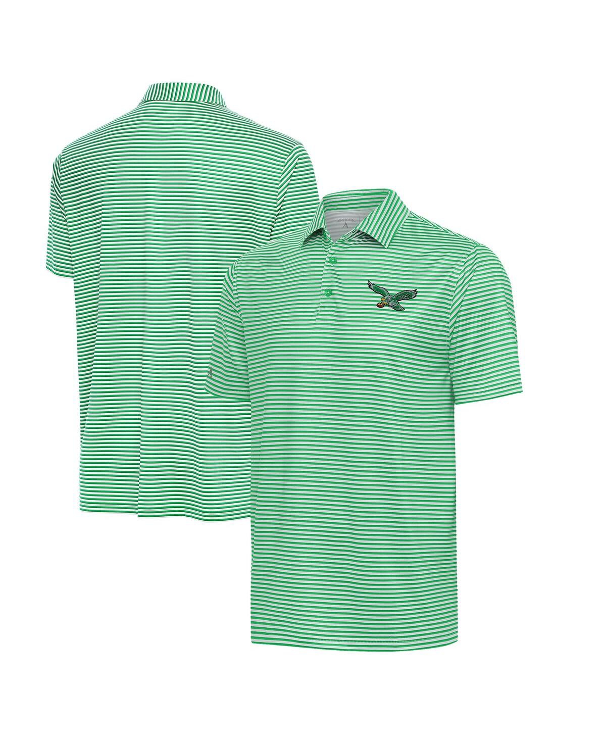 Men's Kelly Green/White Philadelphia Eagles Skills Polo Shirt - Kelly Green, White