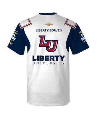Men's White William Byron Liberty University Uniform T-Shirt
