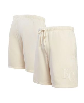 Pro Standard - Men's Cream Kansas City Royals Neutral Fleece Shorts