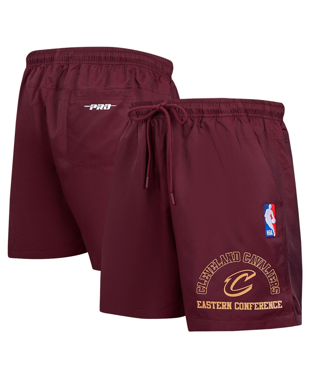 Men's Wine Cleveland Cavaliers Area Code Shorts - Wine