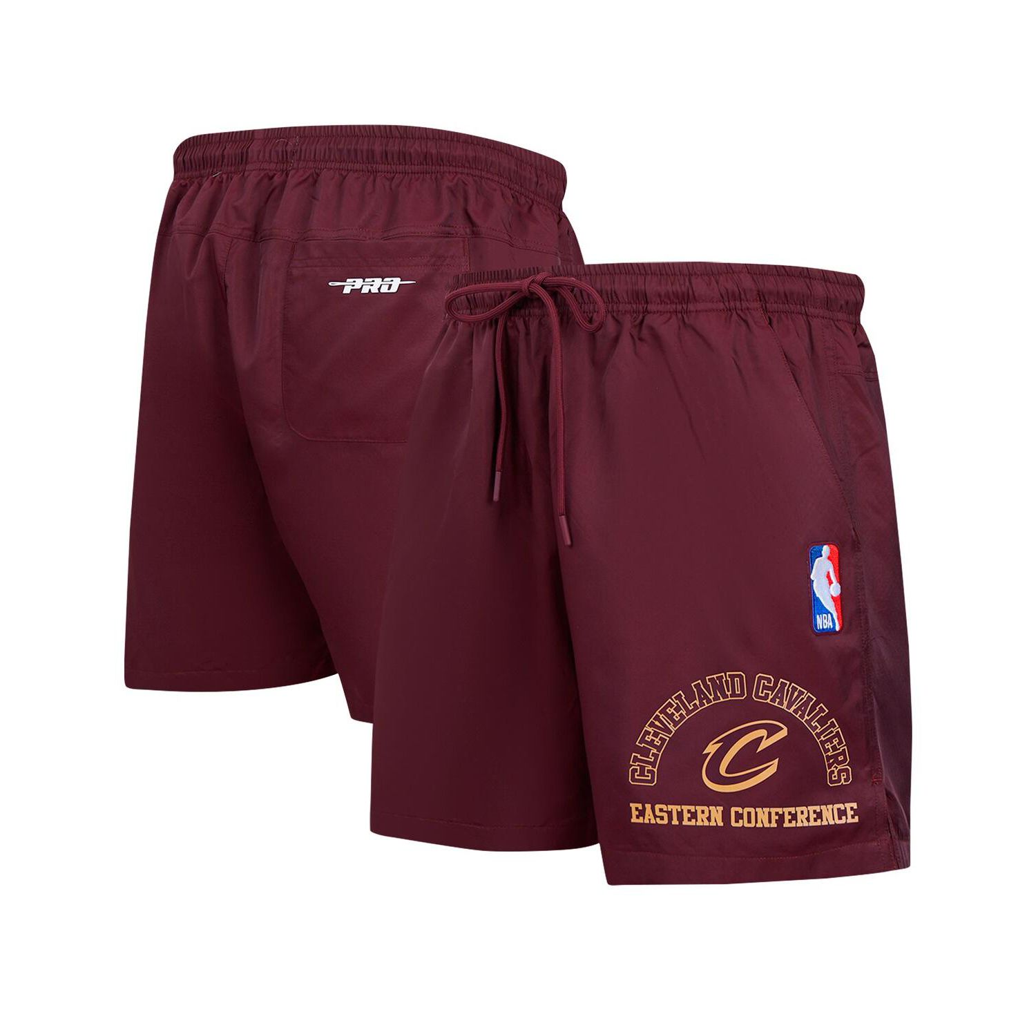 Men's Wine Cleveland Cavaliers Area Code Shorts
