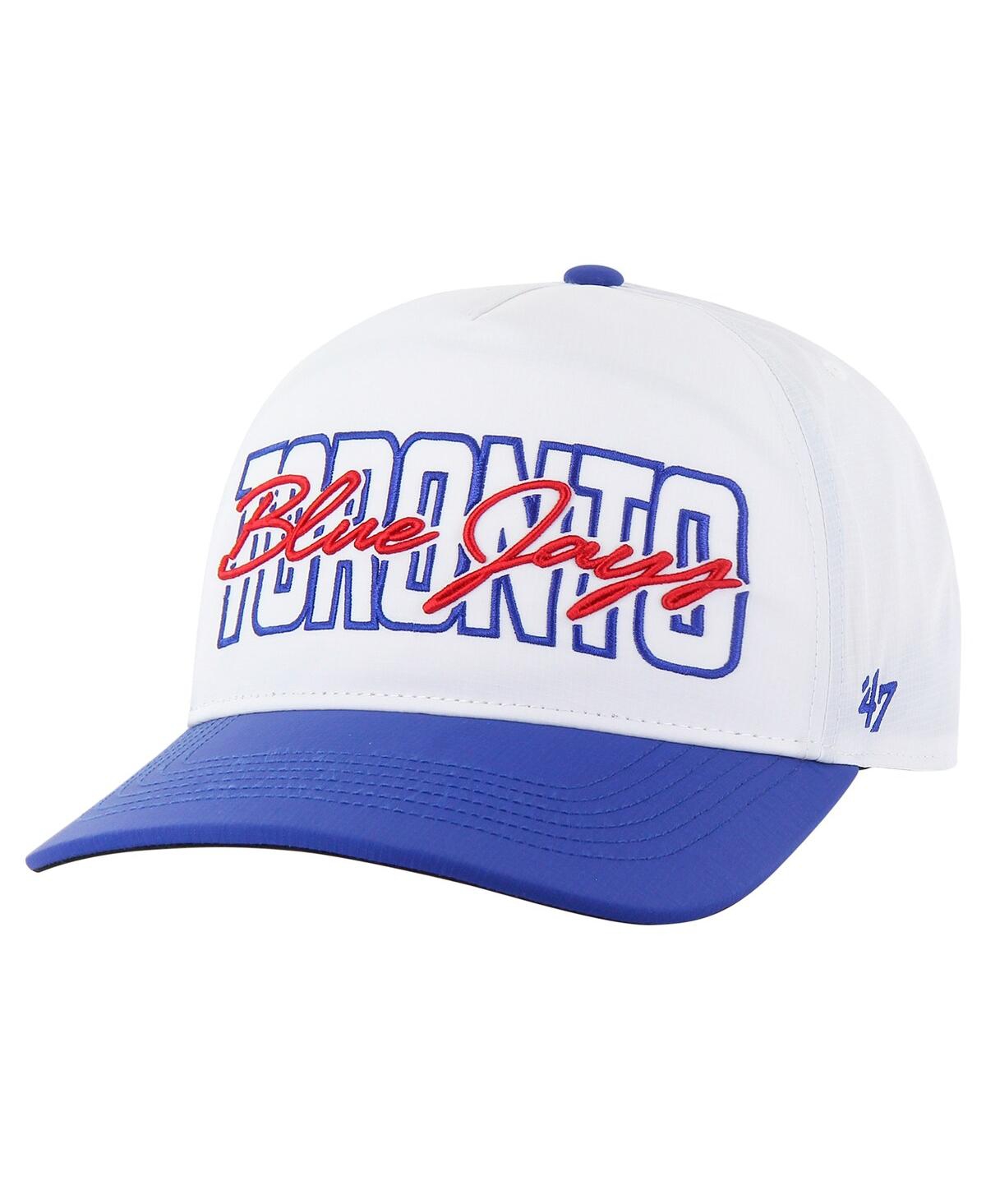 Men's White Toronto Blue Jays Lineman Hitch Adjustable Hat - White