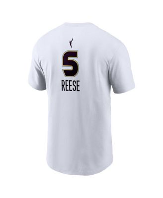Men's Angel Reese White Chicago Sky Heroine Edition Name Number T-Shirt