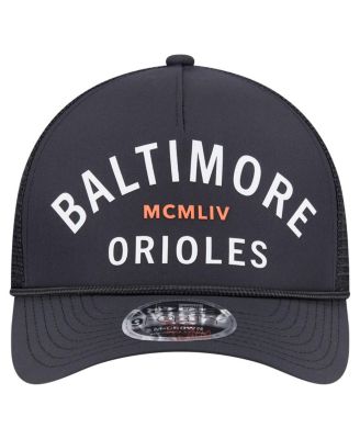 Men's Black Baltimore Orioles Minimalist 9FORTY A-Frame Adjustable Hat