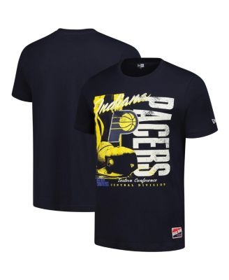 New Era - Men's Navy Indiana Pacers Distressed Throwback Vintage Color Pack T-Shirt