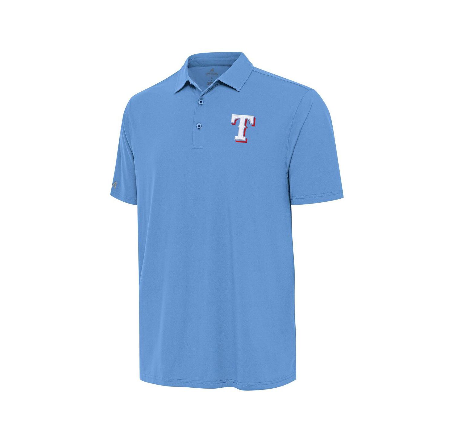 Men's Powder Blue Texas Rangers Era Polo Shirt