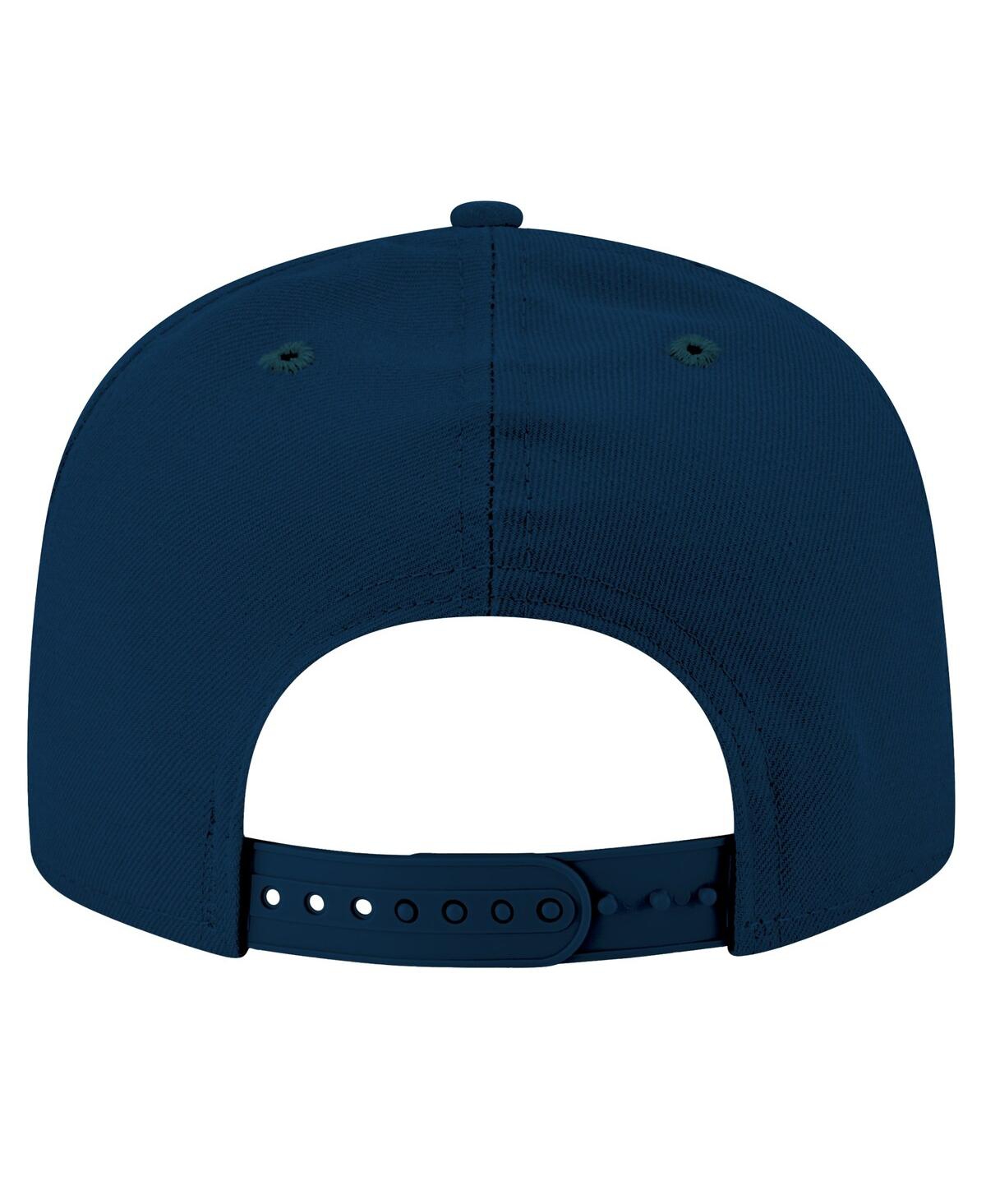 New Era Men's And Women's Navy Indiana Fever Logo 9fifty Snapback Hat In Blue