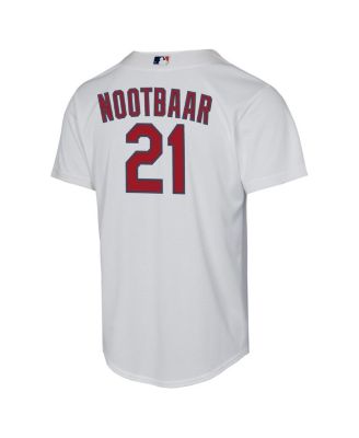 Big Boys and Girls Lars Nootbaar White St. Louis Cardinals Home Replica Player Jersey