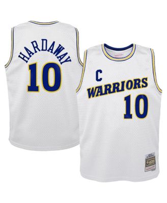 Mitchell & Ness - Big Boys and Girls Tim Hardaway White Golden State Warriors 1990-91 Hardwood Classics Swingman Throwback Home Jersey