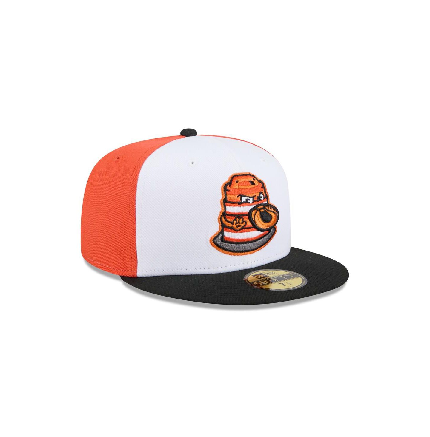 Мужская кепка New Era White Peoria Chiefs Theme Nights 59FIFTY Fitted Hat — фото 3