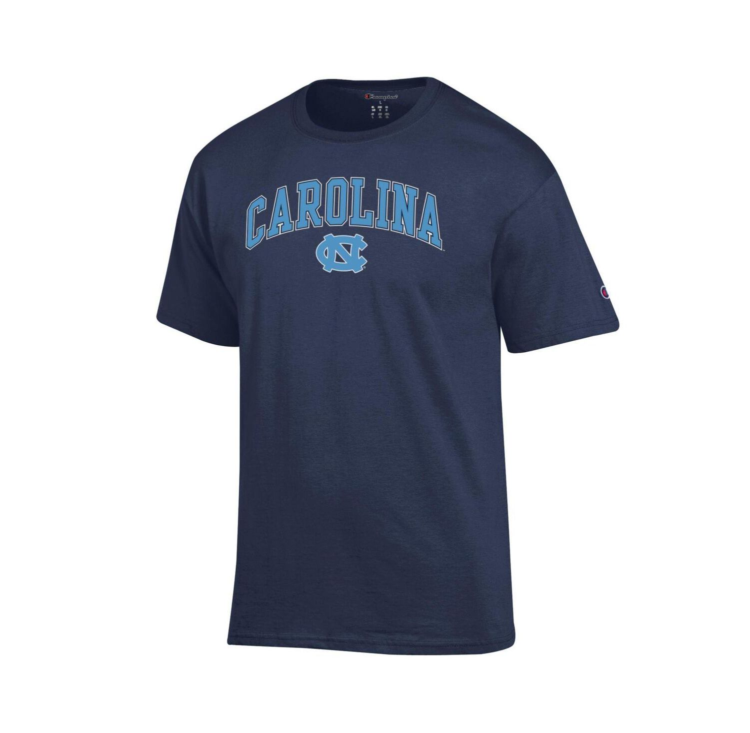 Men's Carolina Blue North Carolina Tar Heels Arch Over Logo T-Shirt