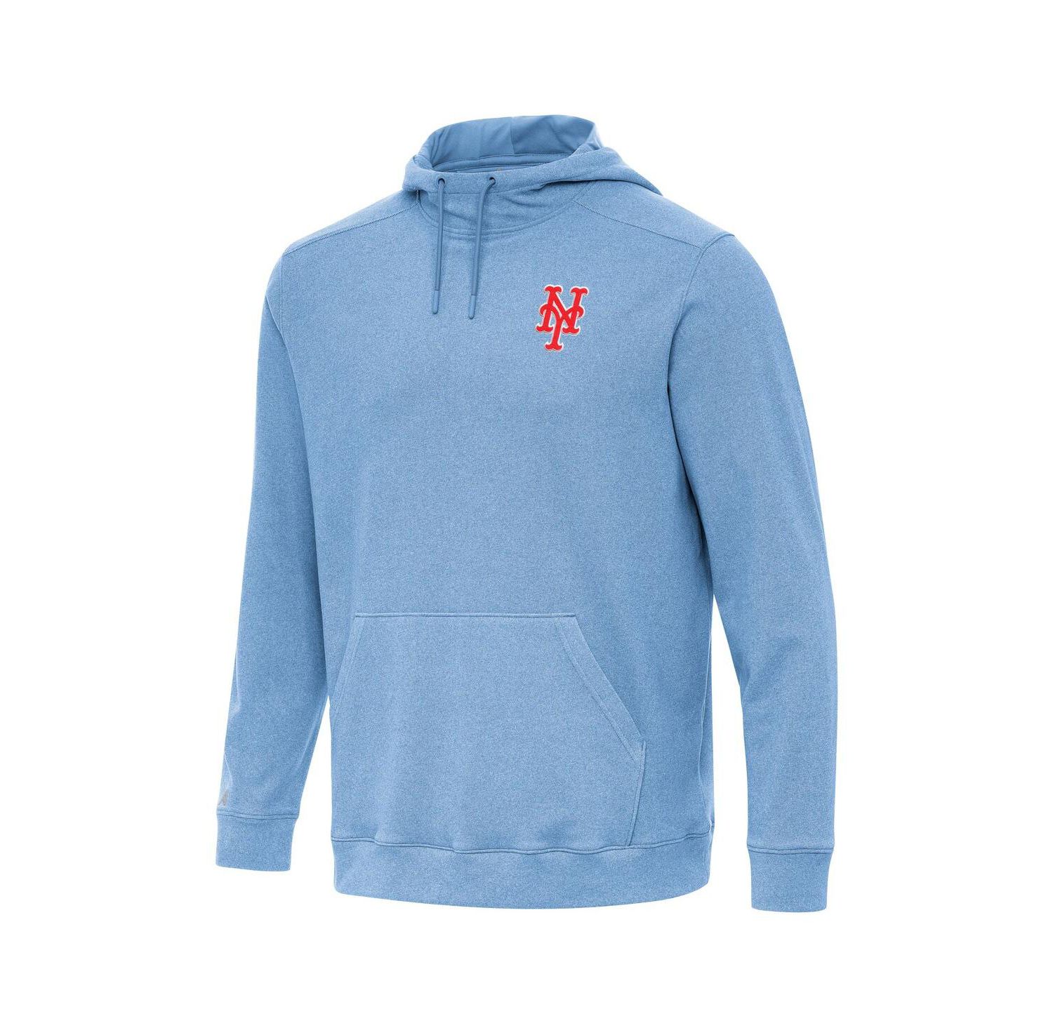 Men's Heather Powder Blue New York Mets Cloud Pullover Hoodie