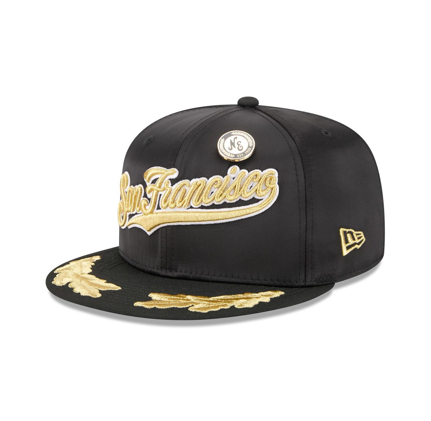 Men's Black San Francisco Giants 2025 59FIFTY Day Gold Leaf 59FIFTY Fitted Hat