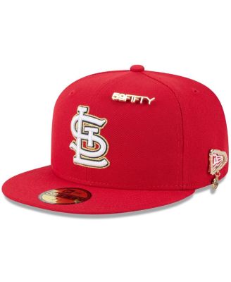 New Era - Men's Red St. Louis Cardinals 2025 59FIFTY Day 59FIFTY Fitted with Pins Hat