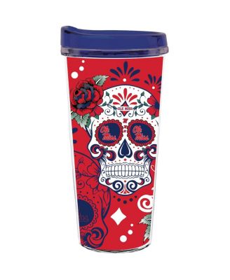 Indigo Falls - Ole Miss Rebels 22oz. Dia de los Muertos Tumbler
