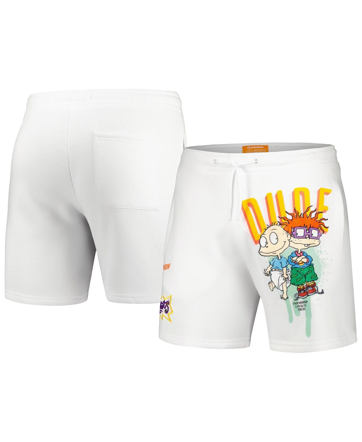 Men's White Rugrats Shorts - White