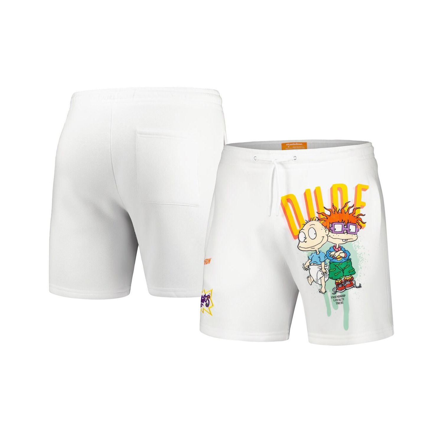 Men's White Rugrats Shorts