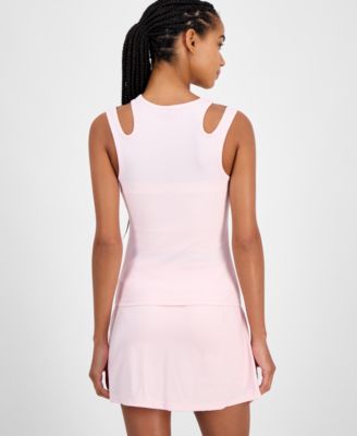 Women's Cutout Ribbed Tank Top, Exclusively at Macy's
