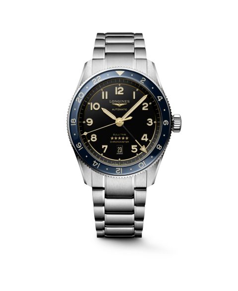Мужские часы Longines Spirit Zulu Time Automatic Stainless-Steel, 42mm