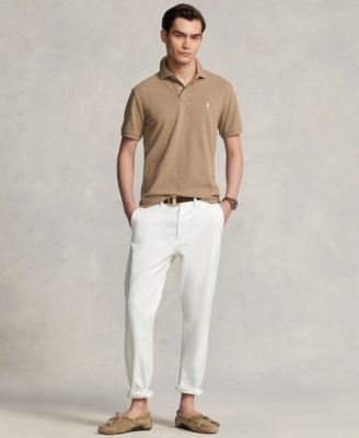 Men's Cotton Custom Slim Fit Mesh Polo Shirt