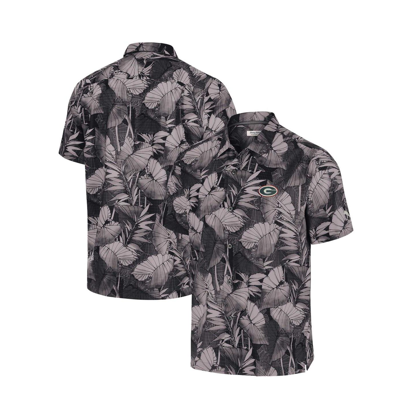 Мужская рубашка Tommy Bahama Black Georgia Bulldogs Coast Nuevo Fronds Button-Up — фото 1