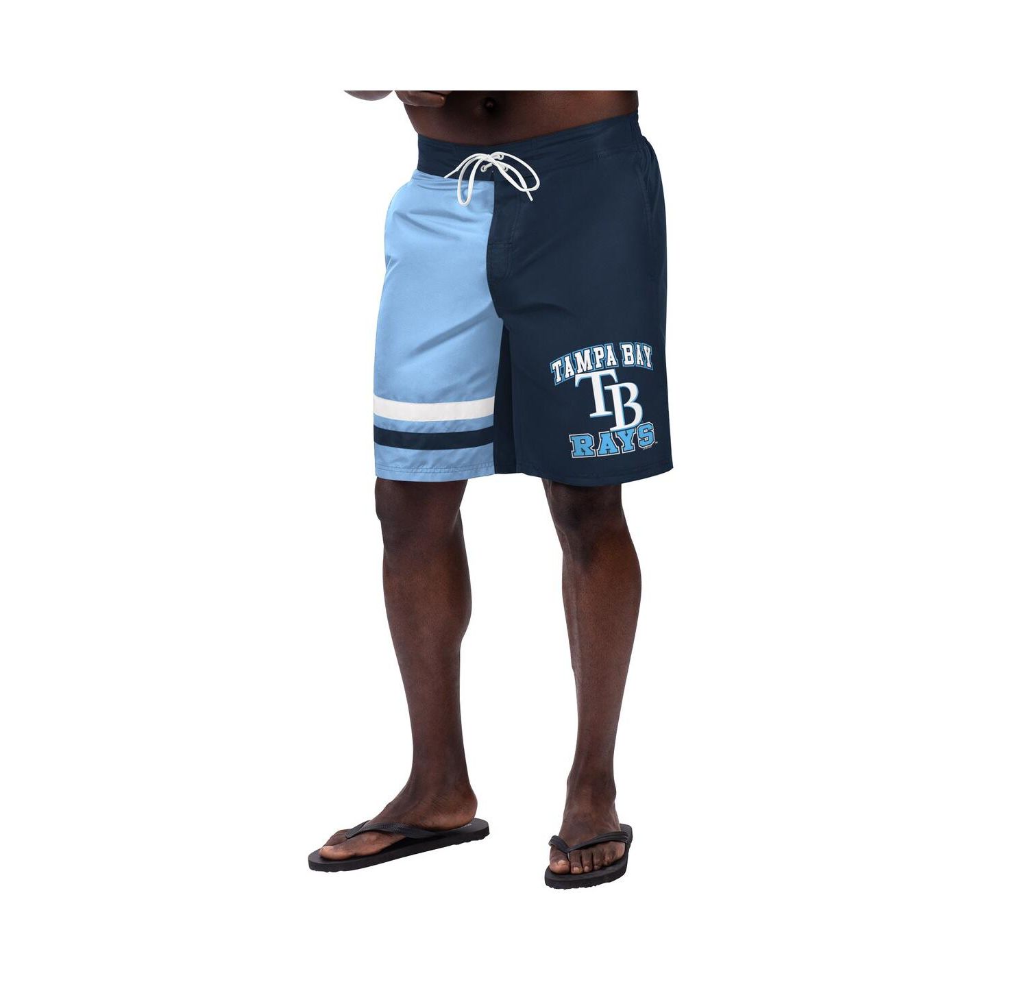 Men's Navy Tampa Bay Rays Anchor Swim Trunks