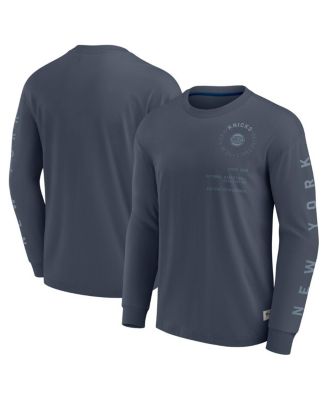 Fanatics - Men's Blue New York Knicks Elements Future Ground Tonal Info Long Sleeve T-Shirt