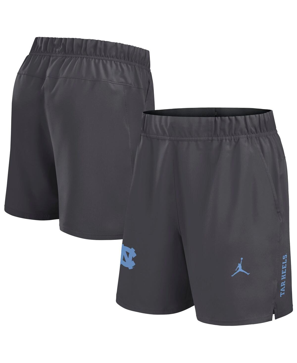 Men's Gray North Carolina Tar Heels Primetime Woven Victory Performance Shorts - Gray
