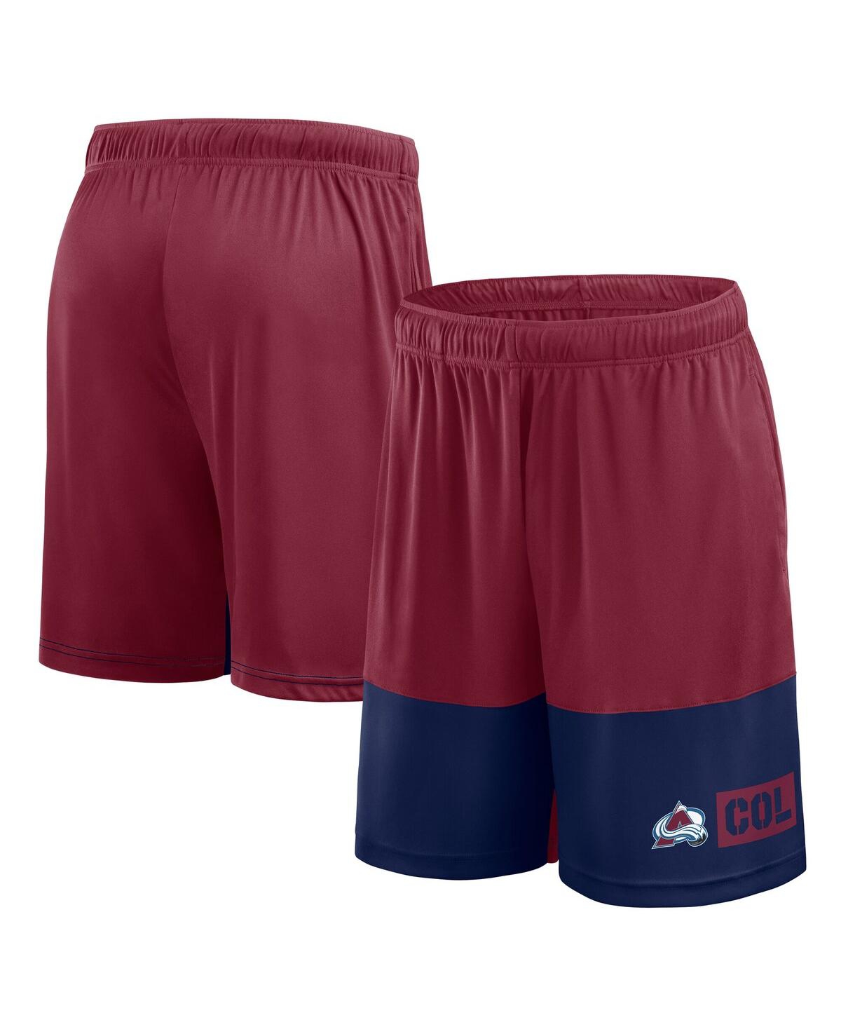 Men's Burgundy Colorado Avalanche Best of the Best Shorts - Burgundy