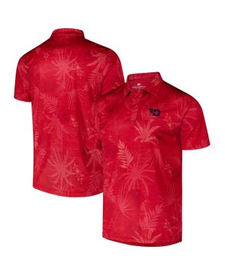 Colosseum - Men's Red Dayton Flyers Palms Team Polo