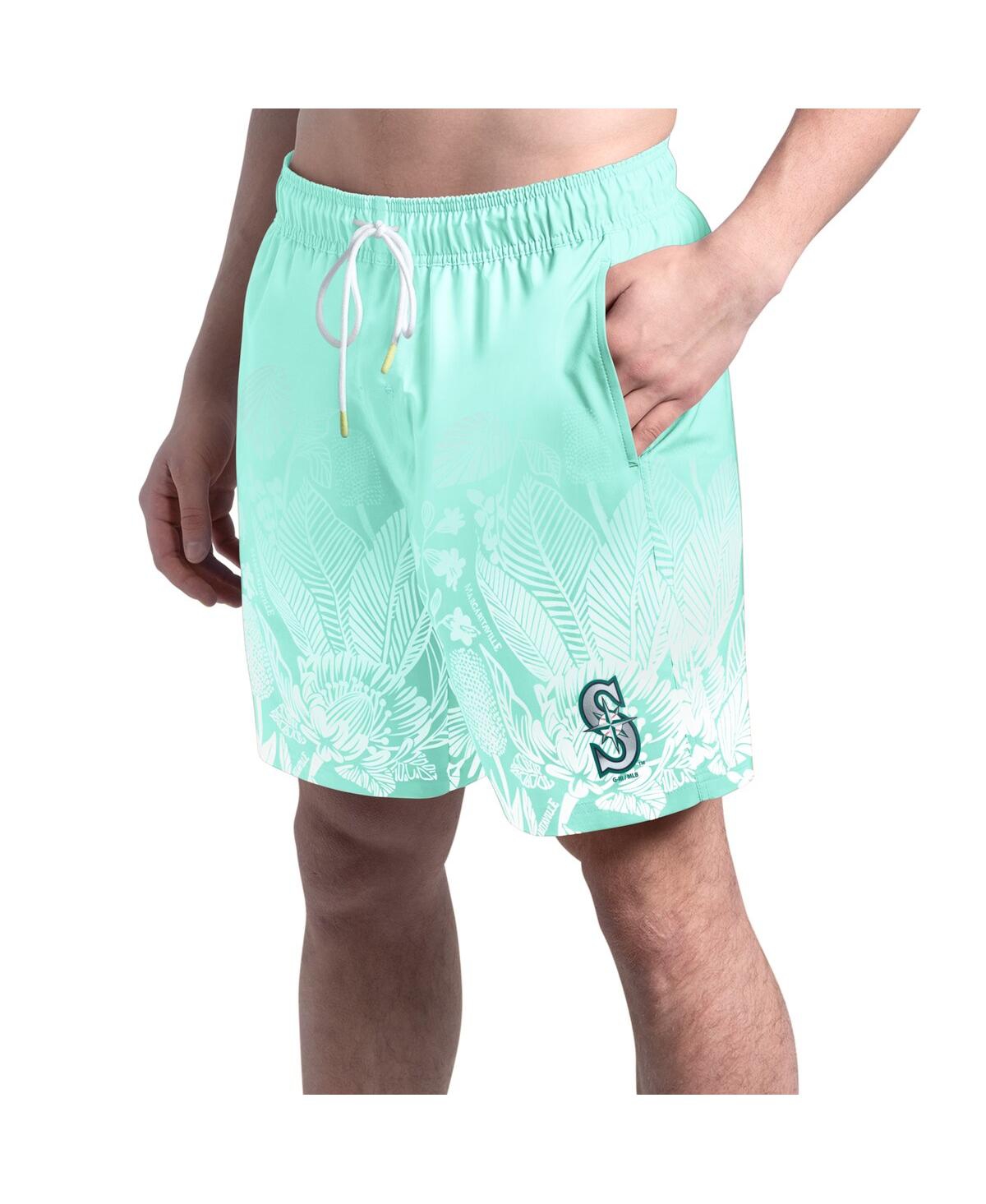 Men's Mint Seattle Mariners Lagoon Fiesta Swim Shorts - Mint