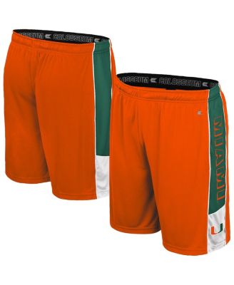 Colosseum - Men's Orange Miami Hurricanes Quantum Shorts