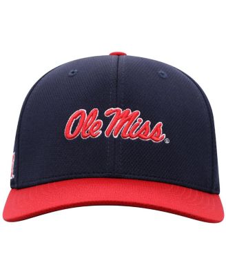 Top of the World - Men's Navy/Red Ole Miss Rebels Reflex Two-Tone Flex Hat