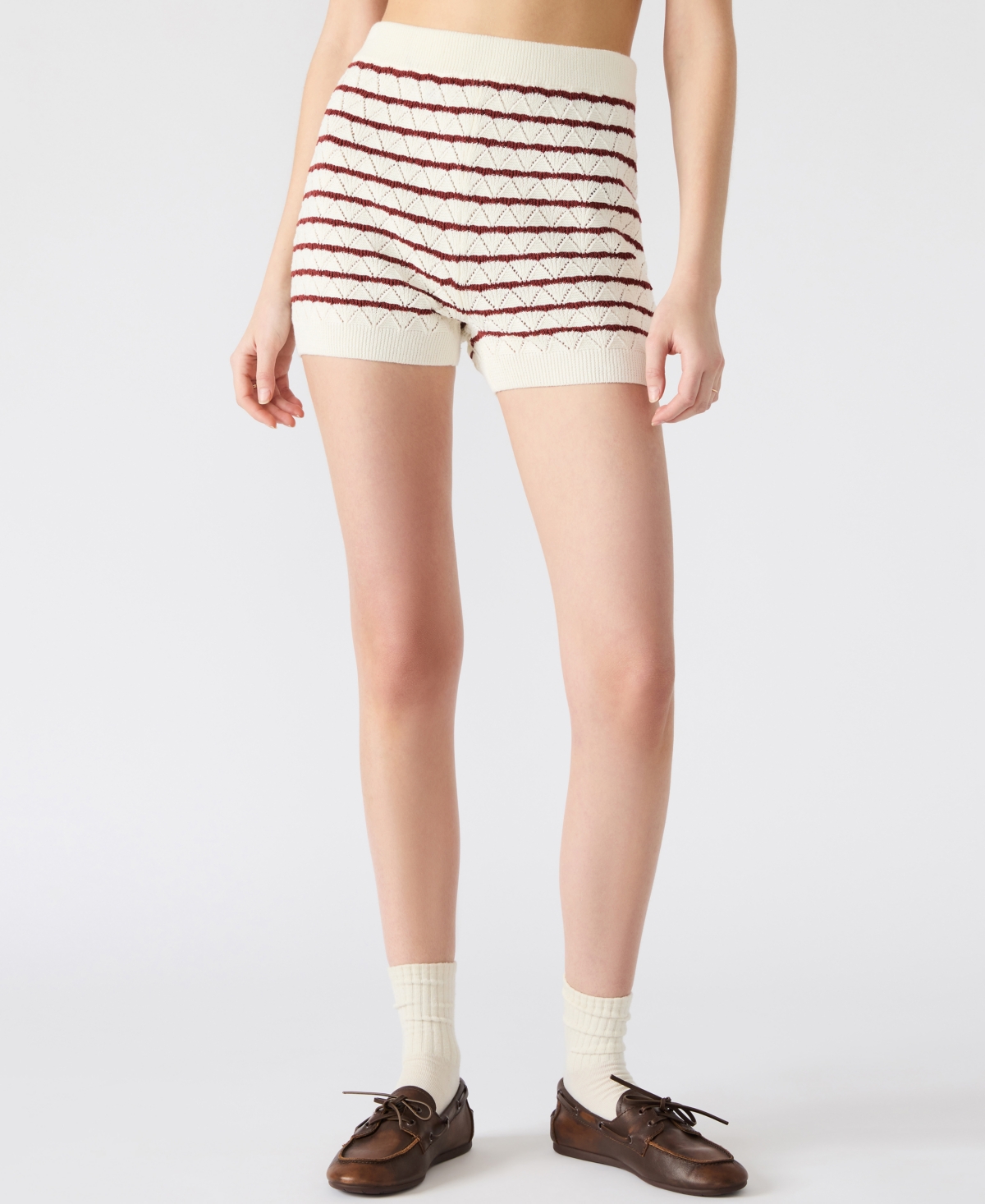 Women's Pull-On Pointelle Shorts - Marshmallow