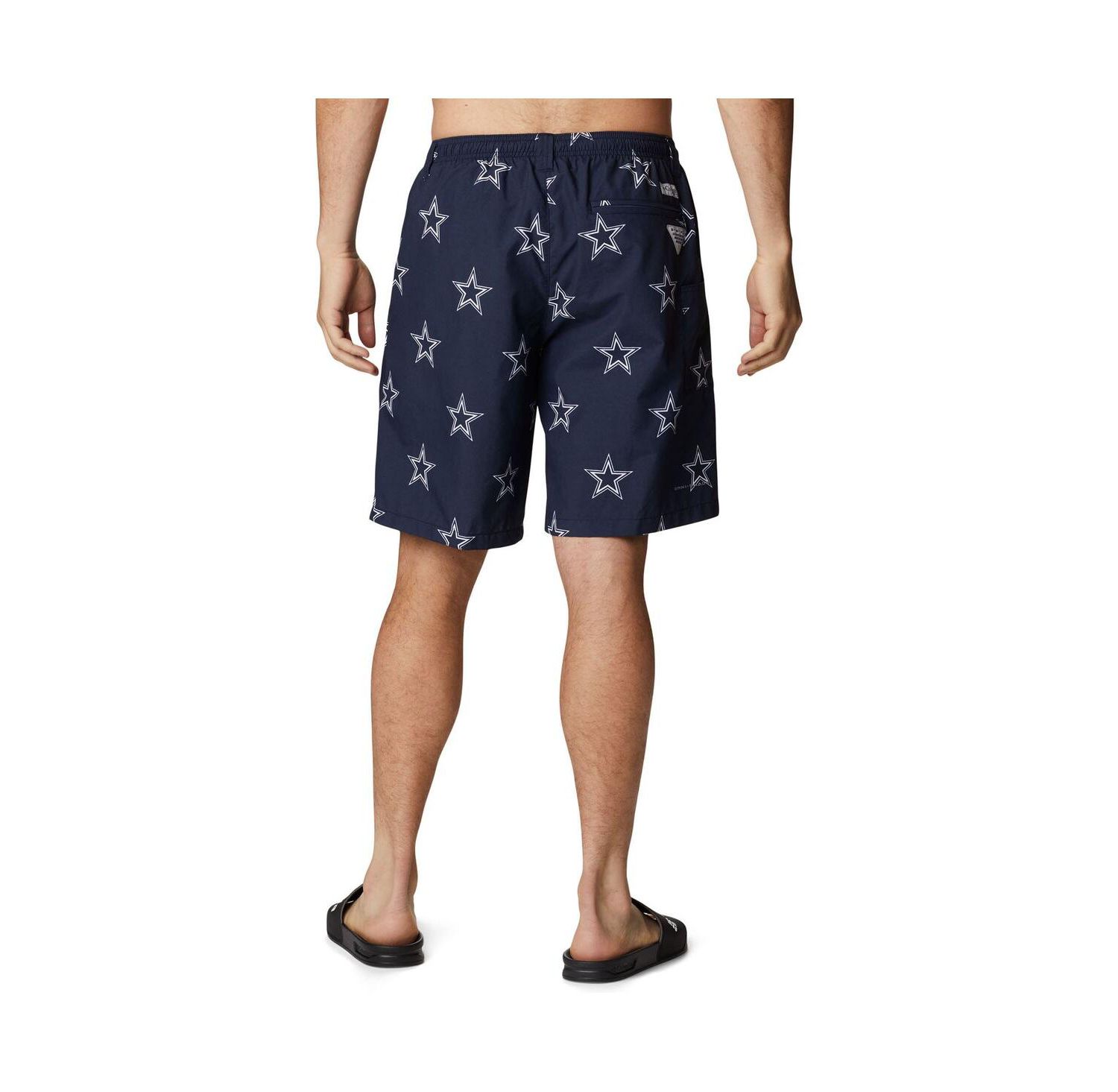 Men's Navy Dallas Cowboys Backcast III Printed Shorts
