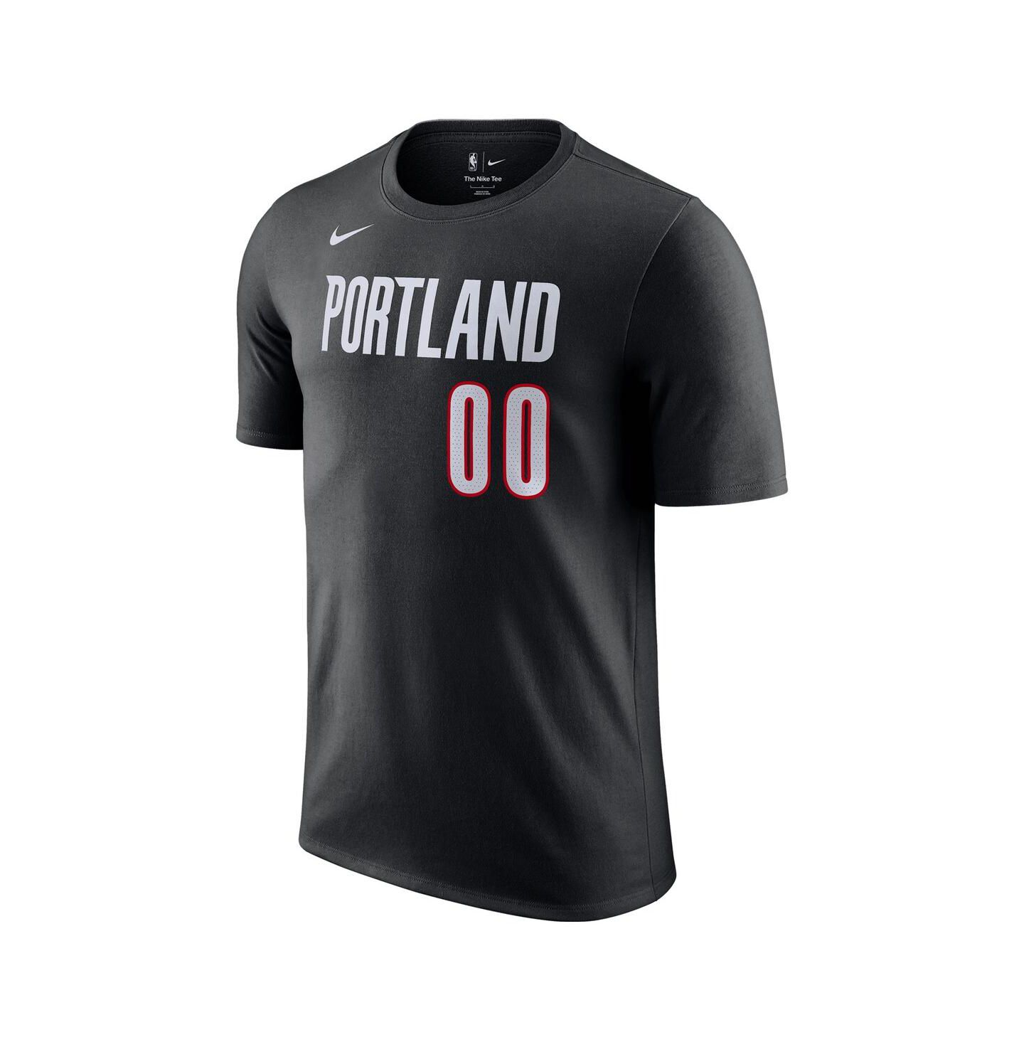Мужские футболки Nike Scoot Henderson Black Portland Trail Blazers Icon Edition Name & Number — фото 2