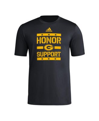 Men's Black Grambling Tigers Honor Support Pre-Game T-Shirt