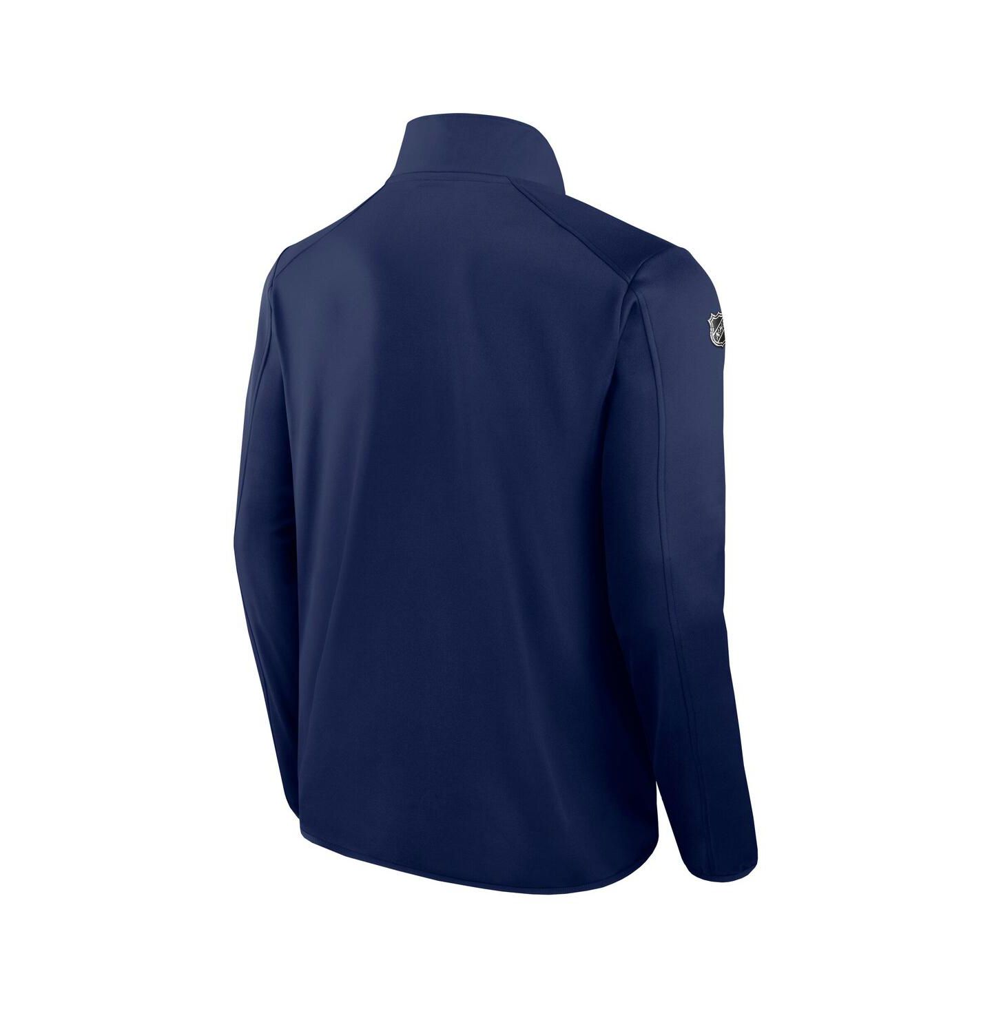 Мужская куртка Fanatics Navy Winnipeg Jets Authentic Pro Rink Fleece Full-Zip — фото 3