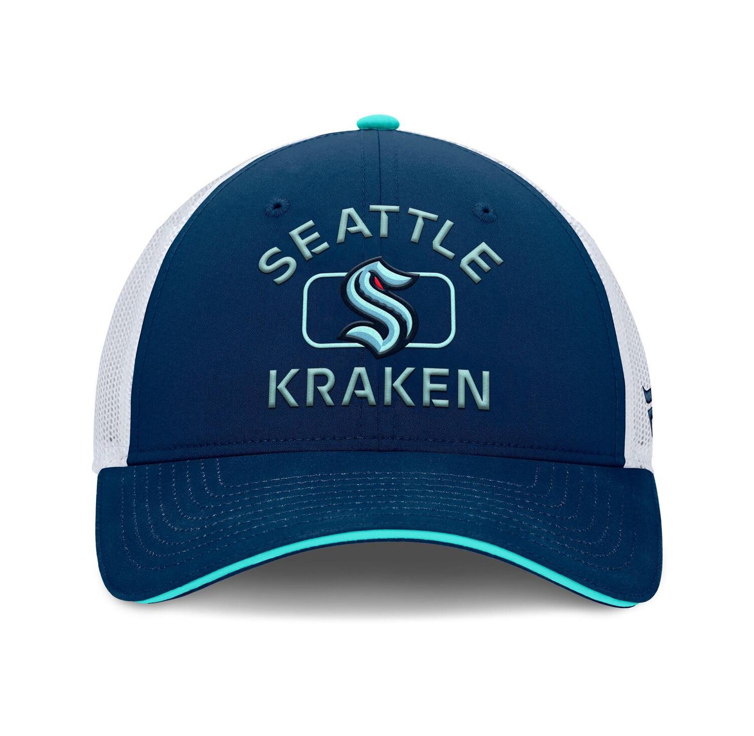 Men's Deep Sea Blue/White Seattle Kraken Authentic Pro Rink Trucker Hat