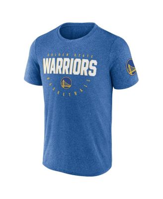 Men's Heather Royal Golden State Warriors Block Practice Performance T-Shirt