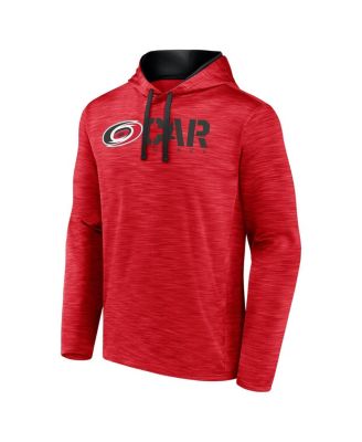 Men's Red Carolina Hurricanes Head Start Pullover Hoodie