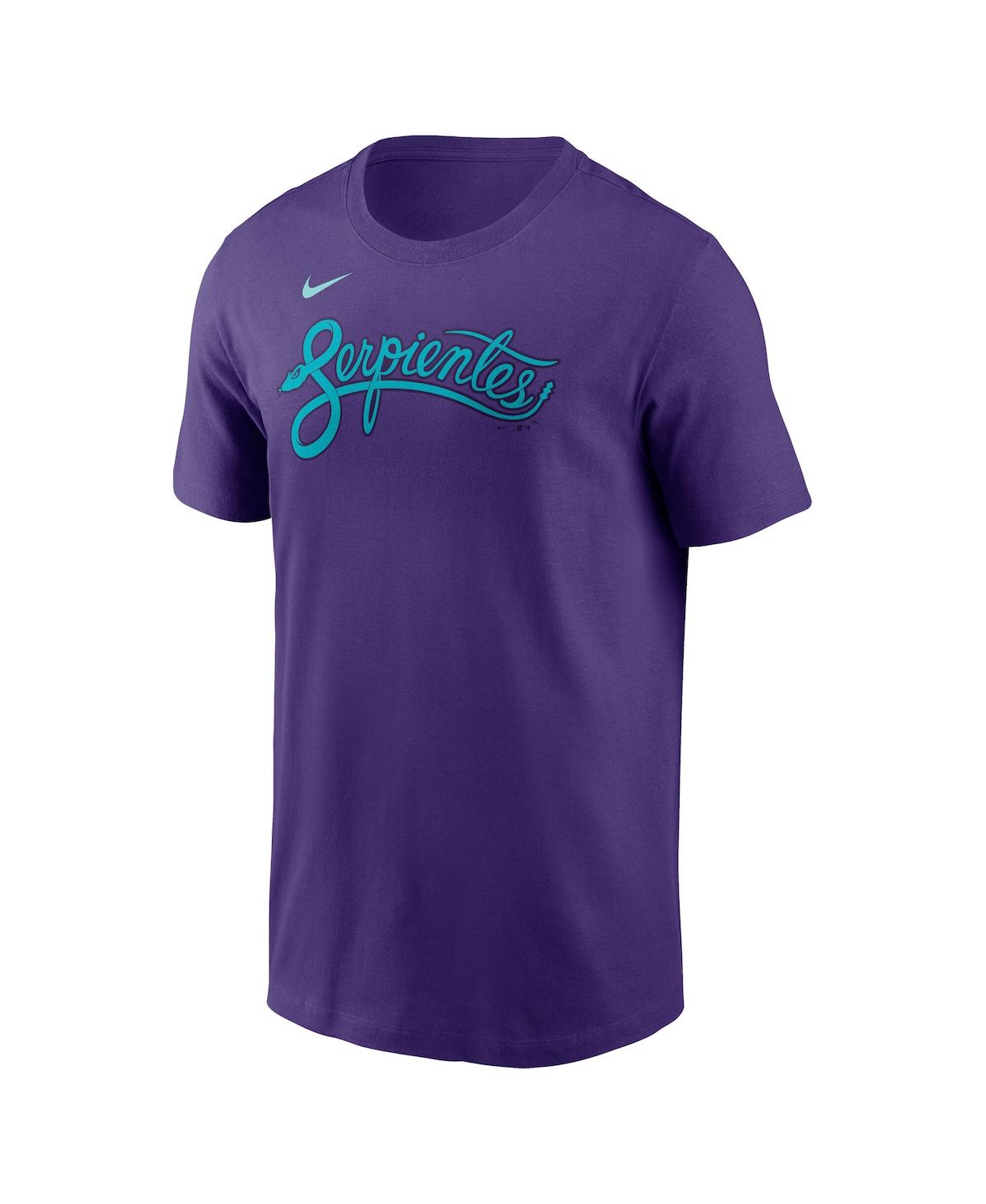 Nike Men's Ketel Marte Purple Arizona Diamondbacks 2025 City Connect Fuse Name Number T-Shirt
