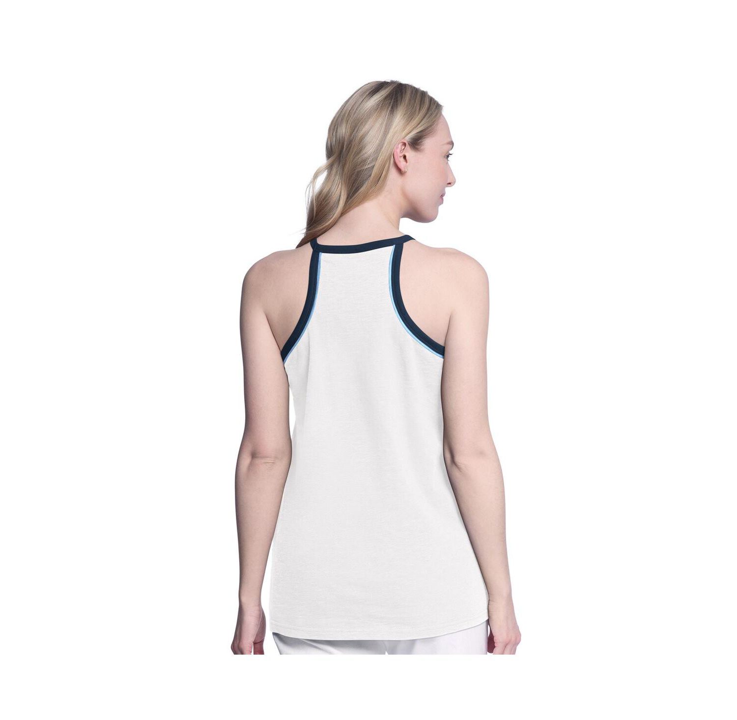 Women's White Tampa Bay Rays Curveball Tank Top