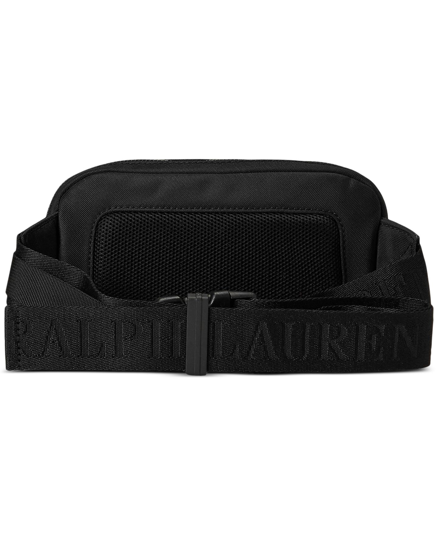 Мужская сумка Polo Ralph Lauren Tonal Logo Waistpack, цвет: Чёрный — фото 4